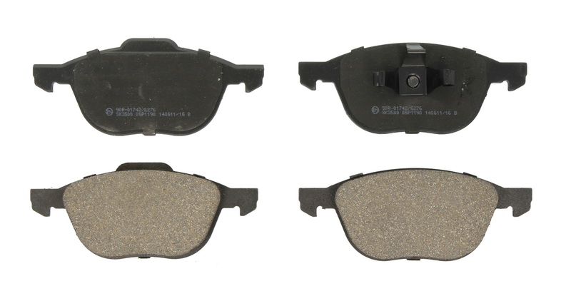 Комплект гальмівних колодок передн , VOLVO C30, C70 I, C70 II, S40 II, V40, V50; FORD C-MAX, C-MAX II, ECOSPORT, FOCUS C-MAX, FOCUS II, FOCUS III, GRAND C-MAX, KUGA I 1.0-2.5 03.97-
