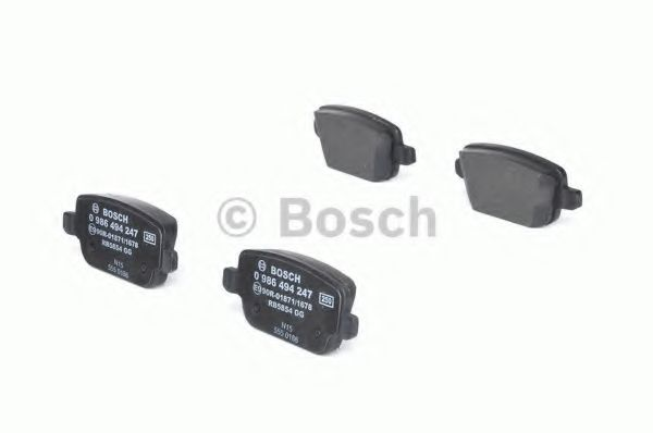Колодка тормоз. диск. FORD KUGA задн. (произв-во Bosch)