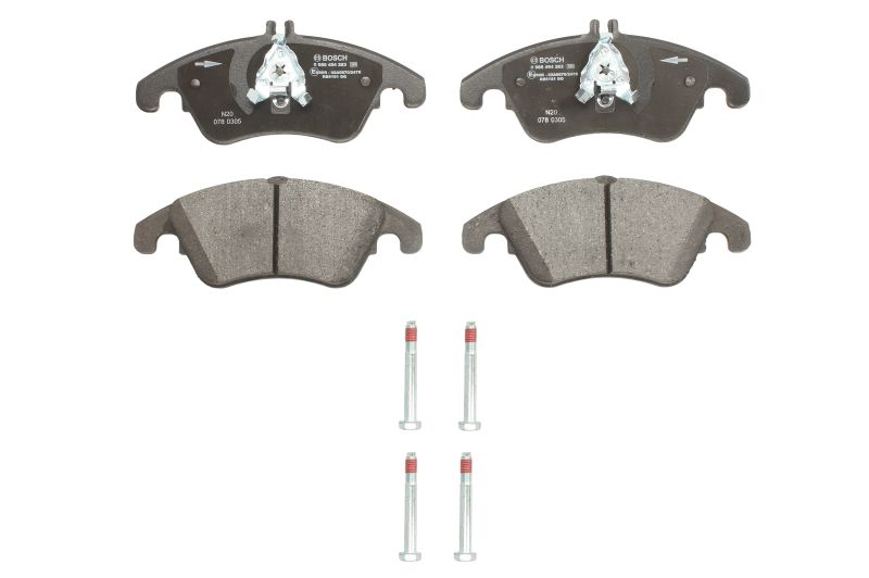 Колодка гальм. диск. MB C-CLASS (W 204) 200-350 07-, E-CLASS (W212) 200-350 08 - передн. (вир-во Bos