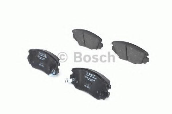 Колодка тормоз. диск. OPEL INSIGNIA 1.6-2.8 08-; SAAB 9-5 2.0TTID 10 - передн. (вир-во Bosch)