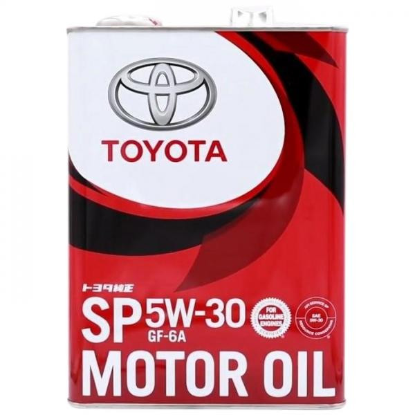 Масло моторное TOYOTA 5W-30 SP GF-6A (Japan), 4л.