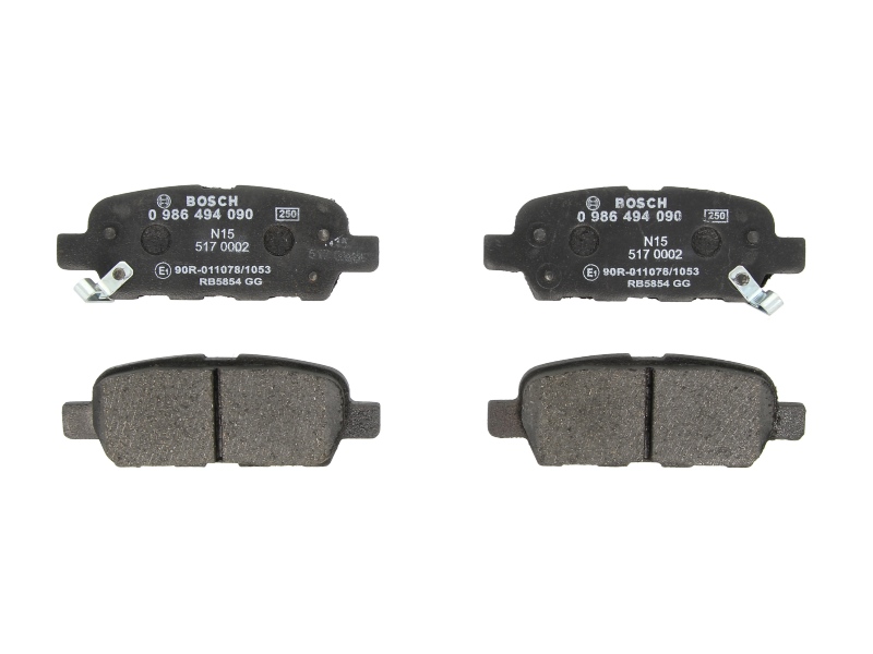 Комплект тормозных колодок задний HONDA CIVIC VII; INFINITI EX, FX, G, M45, Q50, QX50 I; NISSAN 370Z, ALTIMA, CUBE, JUKE, LEAF, MAXIMA, MAXIMA VI, MURANO I, MURANO II 1.2-Electric 10.84-