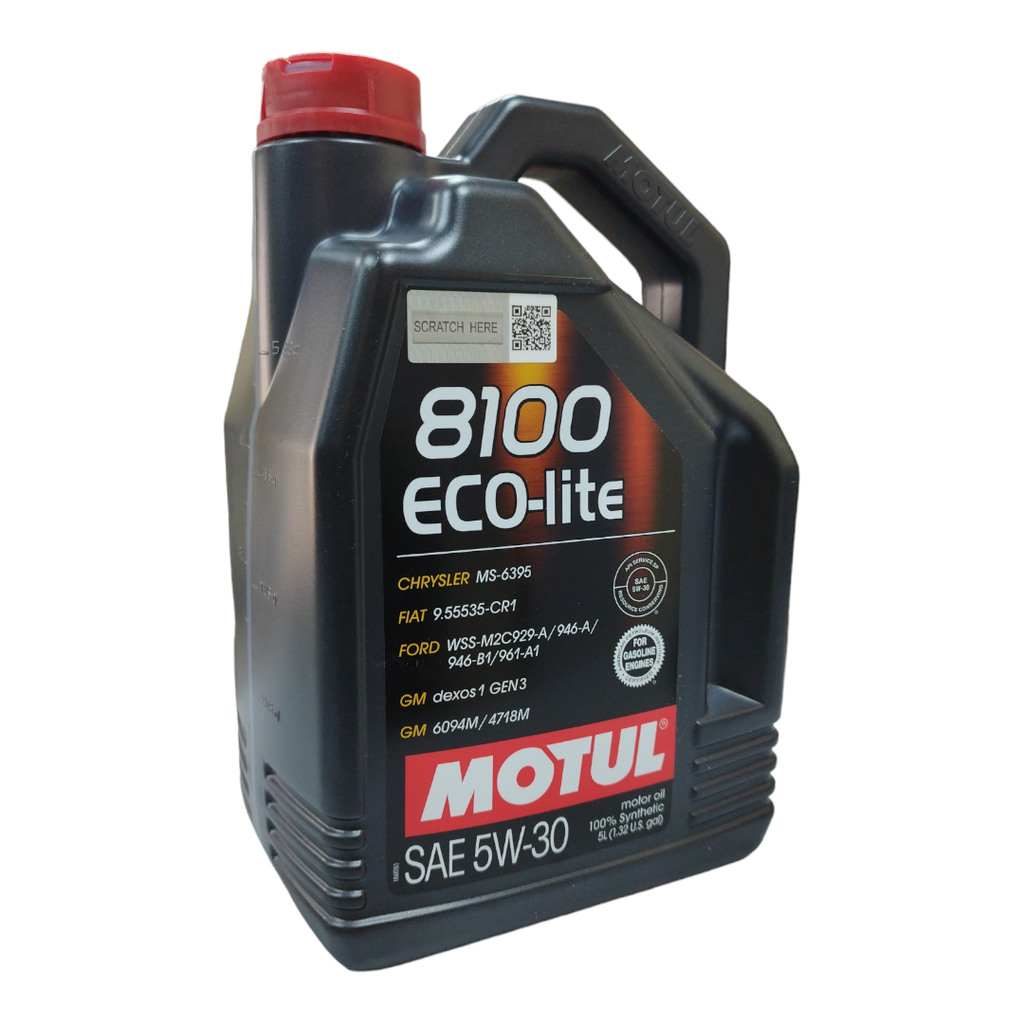 Масло 5W30 ECO-lite SAE 8100 (5L) (GM-dexos1 GEN2/FORD M2C 929-A/M2C 946-A )