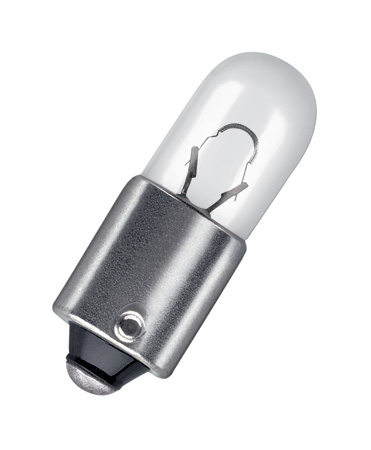 Лампа вспомогательного освещения T4W 12V 4W BA9s (производство OSRAM)