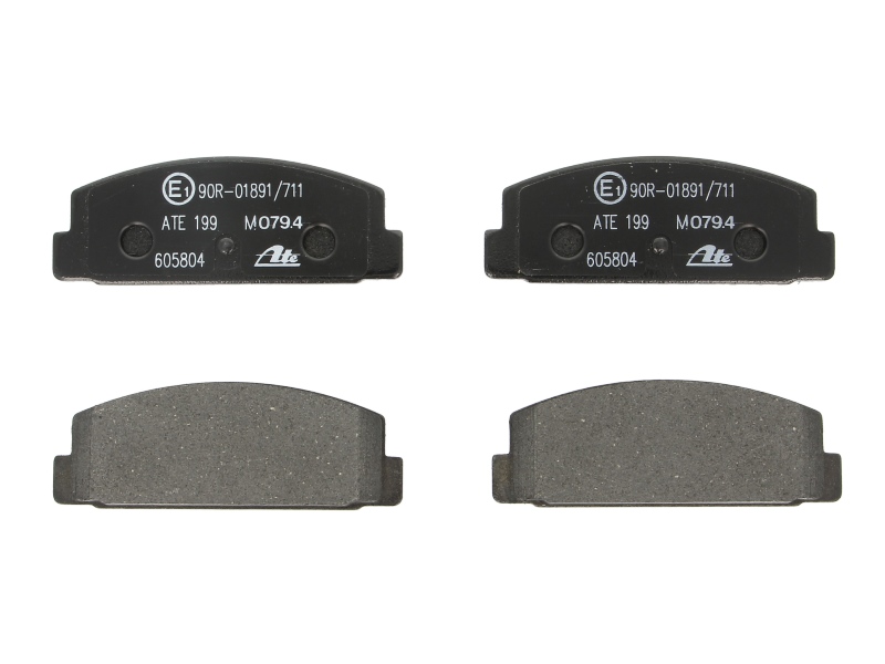 Комплект гальмівних колодок задн , MAZDA 323 F V, 323 F VI, 323 P V, 323 S VI, 6, 626 IV, 626 V, PREMACY, RX-7 I; MITSUBISHI GALANT IV 1.1-2.5 09.80-07.13