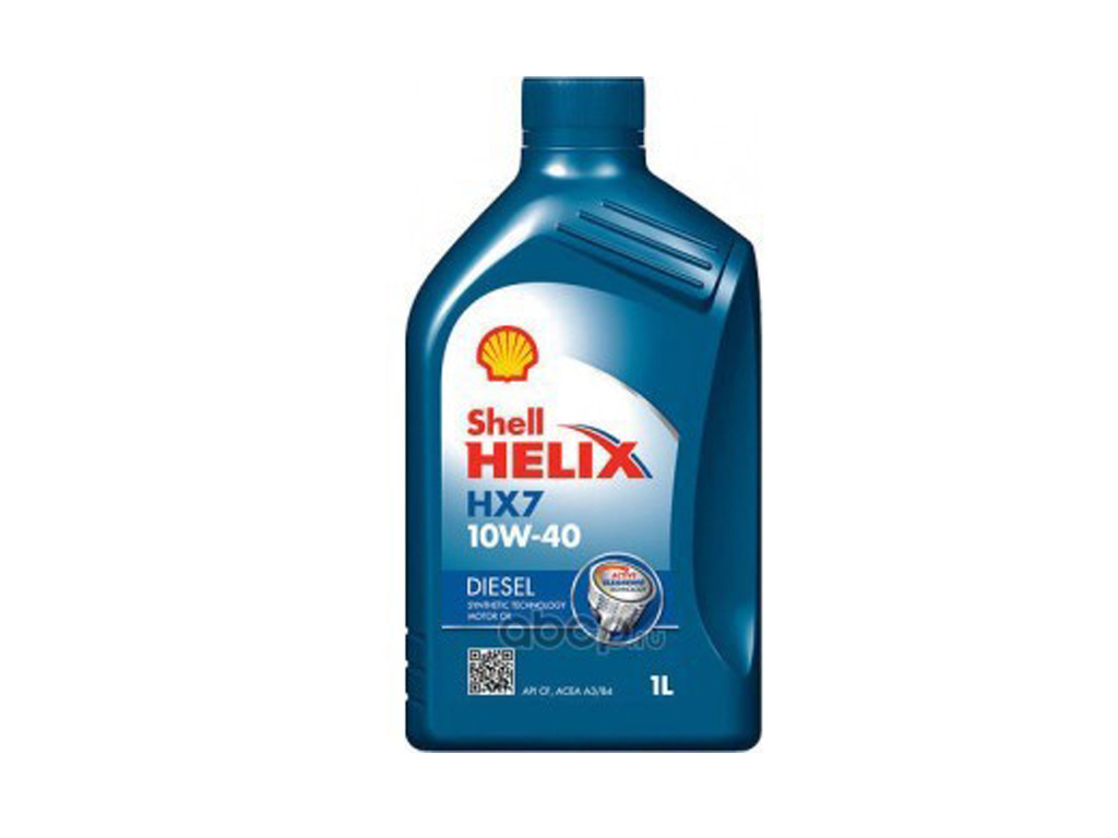 Олива моторна SHELL Helix Diesel HX7 SAE 10W-40 (Каністра 1л)