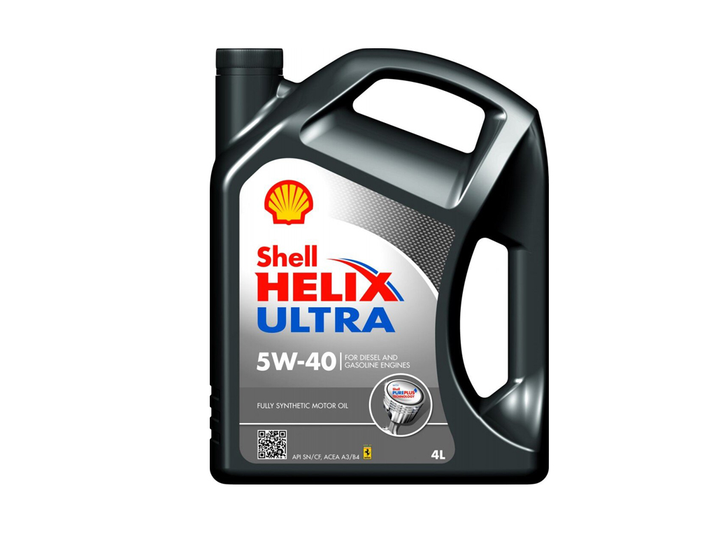 Масло моторное SHELL Helix Ultra SAE 5W-40 (Канистра 4л)