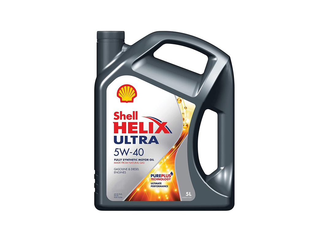 Масло моторное SHELL Helix Ultra SAE 5W-40 (Канистра 5л)
