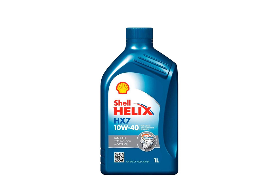 Олива моторна SHELL Helix HX7 SAE 10W-40 (Каністра 1л)