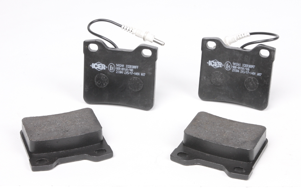 Колодки тормозные (задні) MB Vito (W638) TDI 96-03 (Ate-Teves)/(з датчиками)