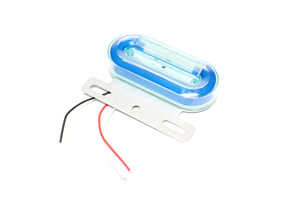Фонарь габаритный (синий) LED 24V с подсветкой борта (TEMPEST)