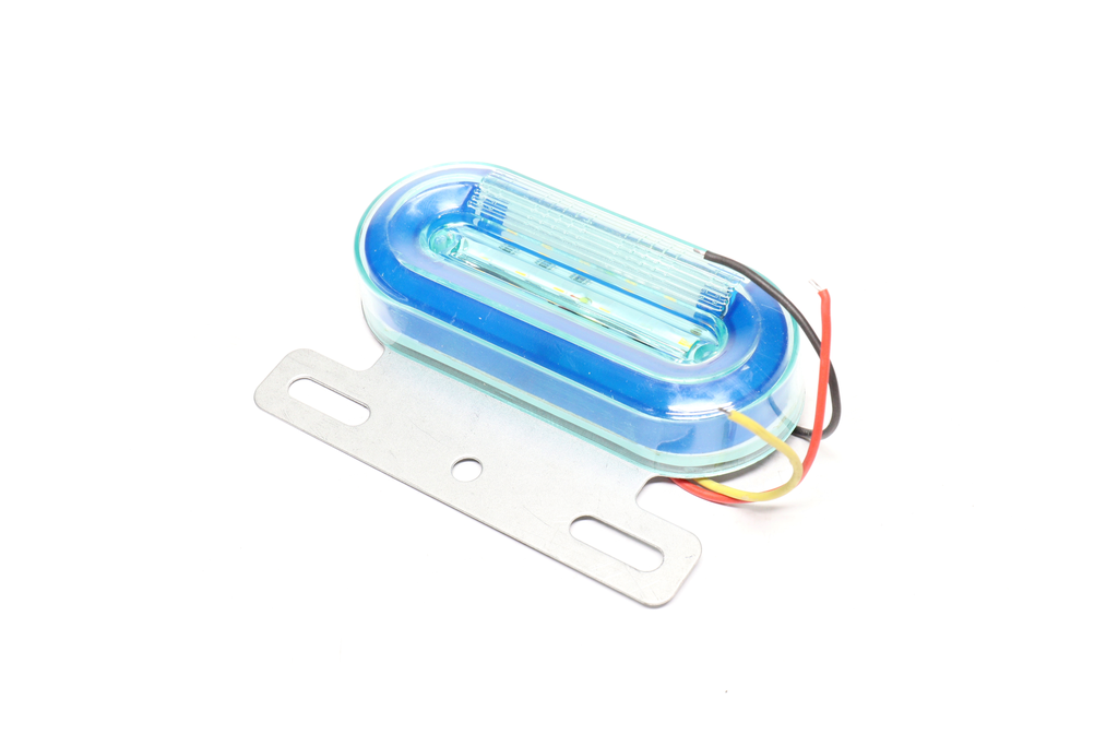 Ліхтар габаритний (синій) LED 24V (з поворотником, підсвічуванням борту) (TEMPEST)