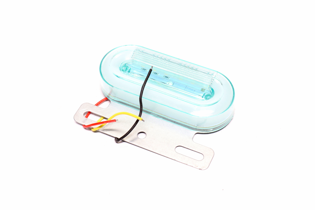 Фонарь габаритный (белый) LED 24V (с поворотником, подсветка борта) (TEMPEST)