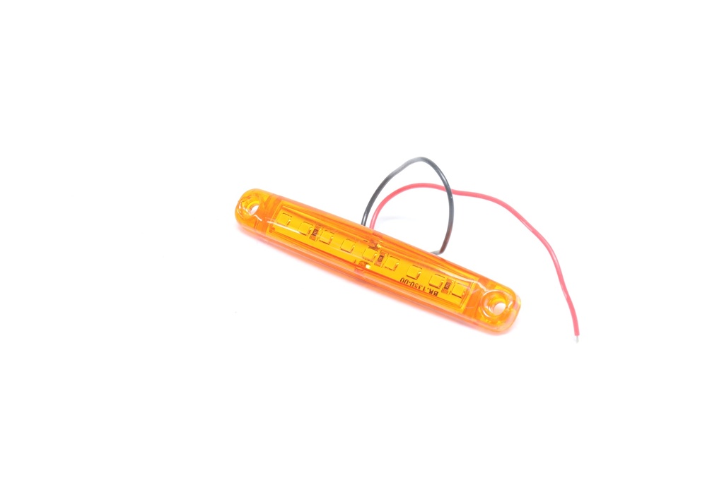 Ліхтар габаритний 24V LED помаранчевий (9 діодів, 1 ряд) (TEMPEST)