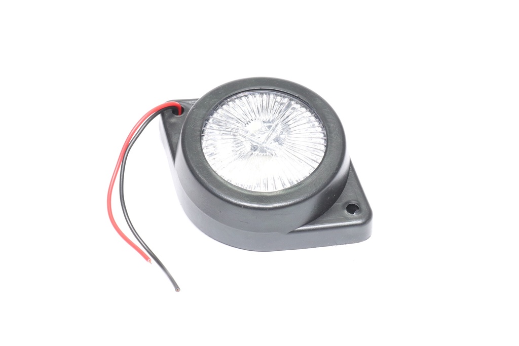 Габаритный фонарь 24V LED белый (таблетка) (TEMPEST)