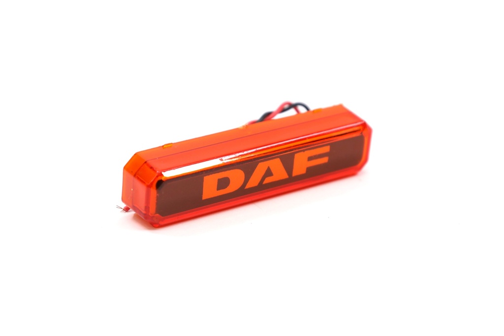 Ліхтар габаритний 24V LED помаранчевий з надписом DAF (TEMPEST)