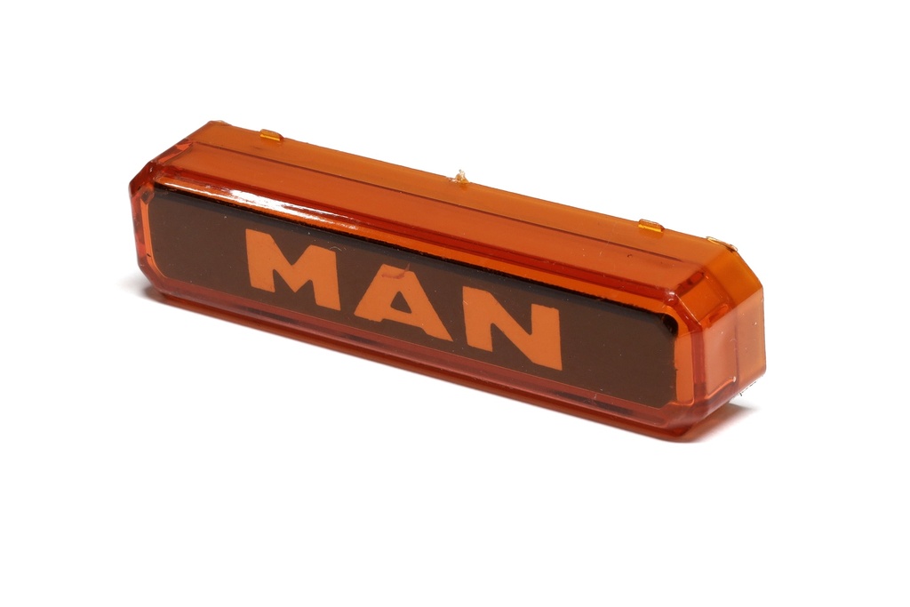 Ліхтар габаритний 24V LED помаранчевий з надписом MAN (TEMPEST)