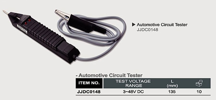 Індикатор напруги автомобільний 3-48V DC TOPTUL JJDC0148(TOPTUL)
