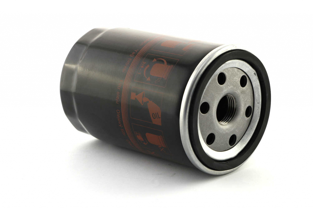 Фильтр масляный VW Caddy, Golf, Octavia (бензин) 96-12, D=77mm, H=120mm, 3/4-16UNF, с дополнительным антидренажным клапаном