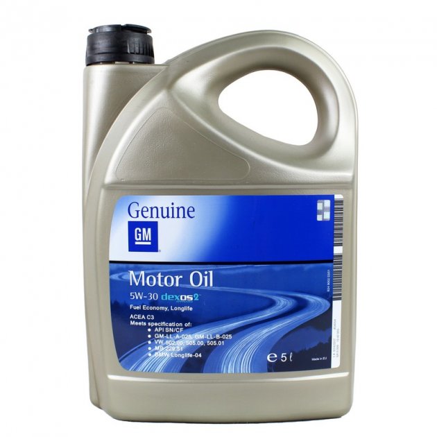 Моторное масло GM Dexos2 Longlife 5L (5w30)