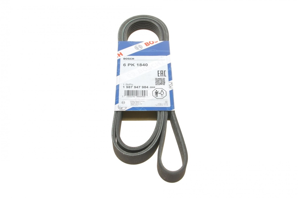 Ремінь генератора Mazda 2 1.3/1.5 07-/Toyota Corolla 1.4/1.6 00-02 (6PK1840)