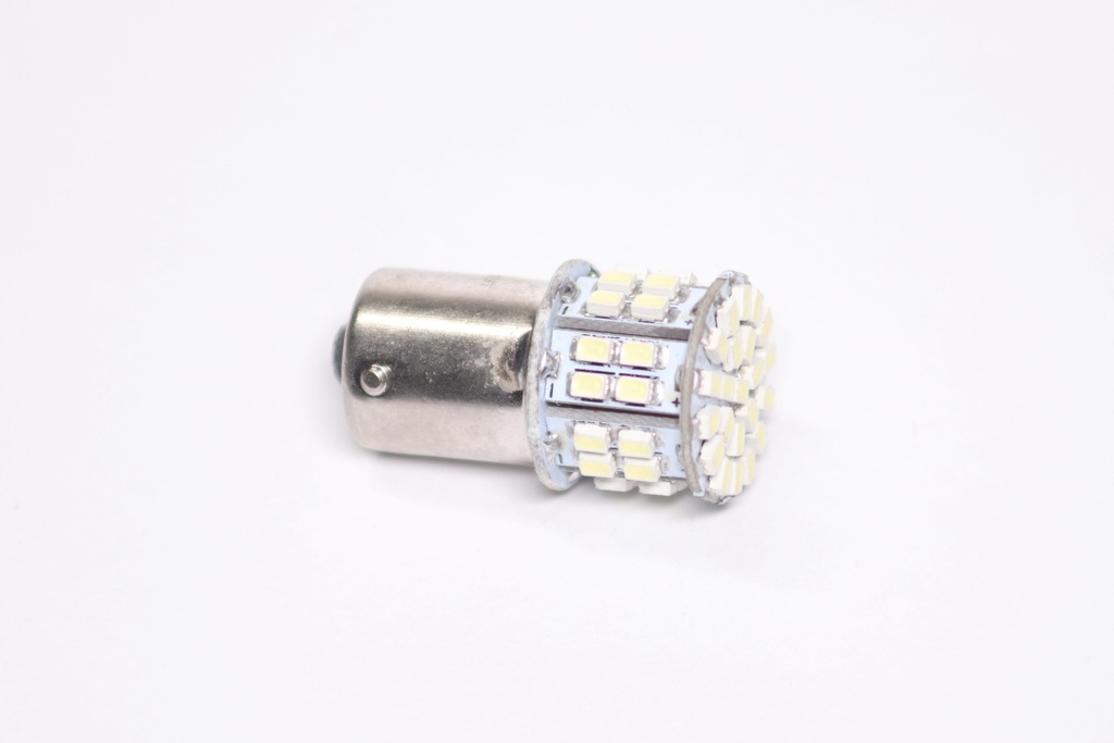 Лампа LED указателей поворотов и стоп-сигналов 24V BA15S 50SMD WHITE <TEMPEST>