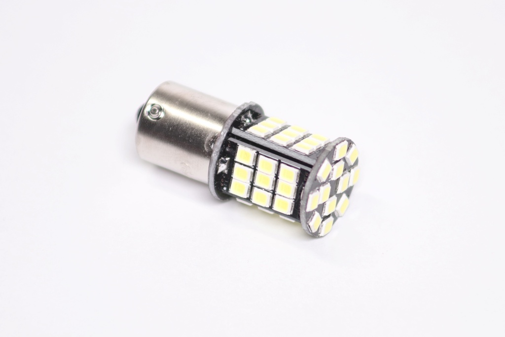 Лампа LED указателей поворотов и стоп-сигналов 12V BA15S 48SMD WHITE <TEMPEST>