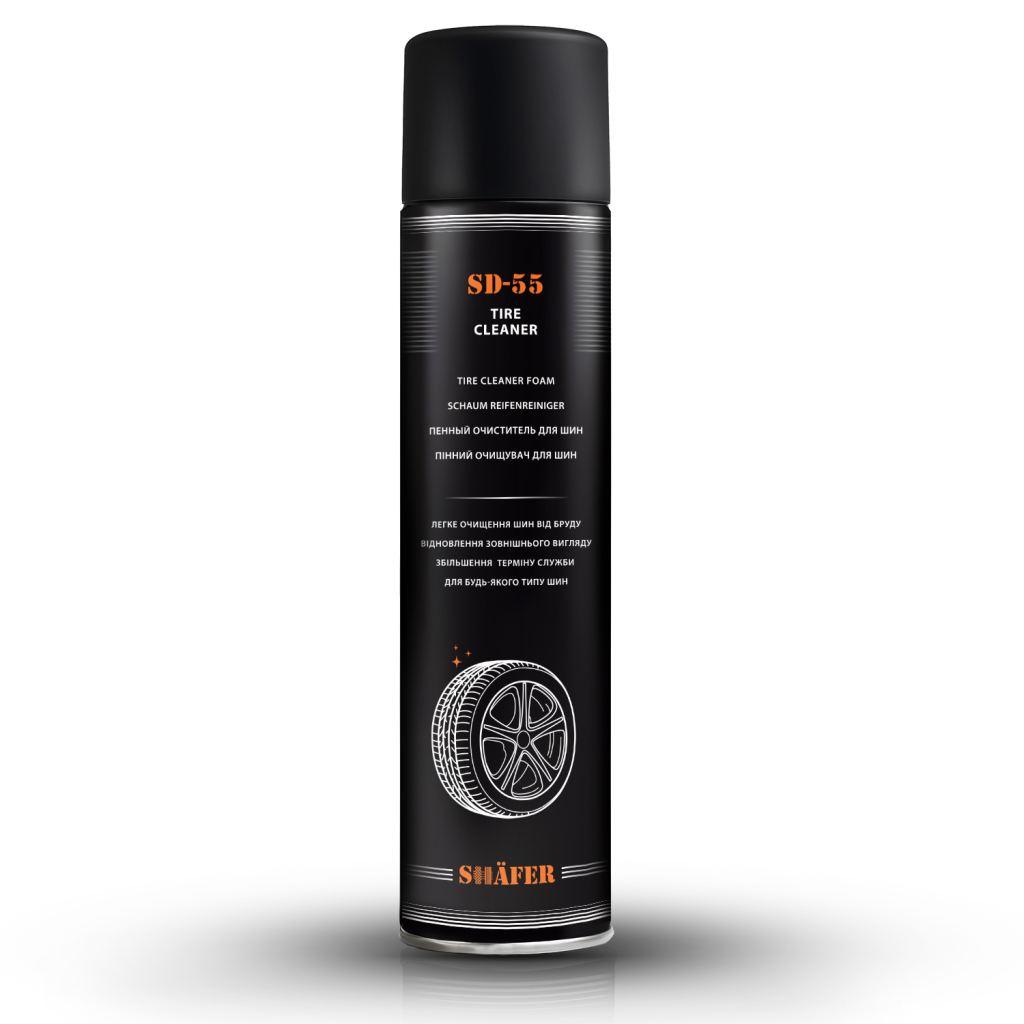 Пінний очищувач для шин 650 мл., ... гр., в упаковці 12 шт.