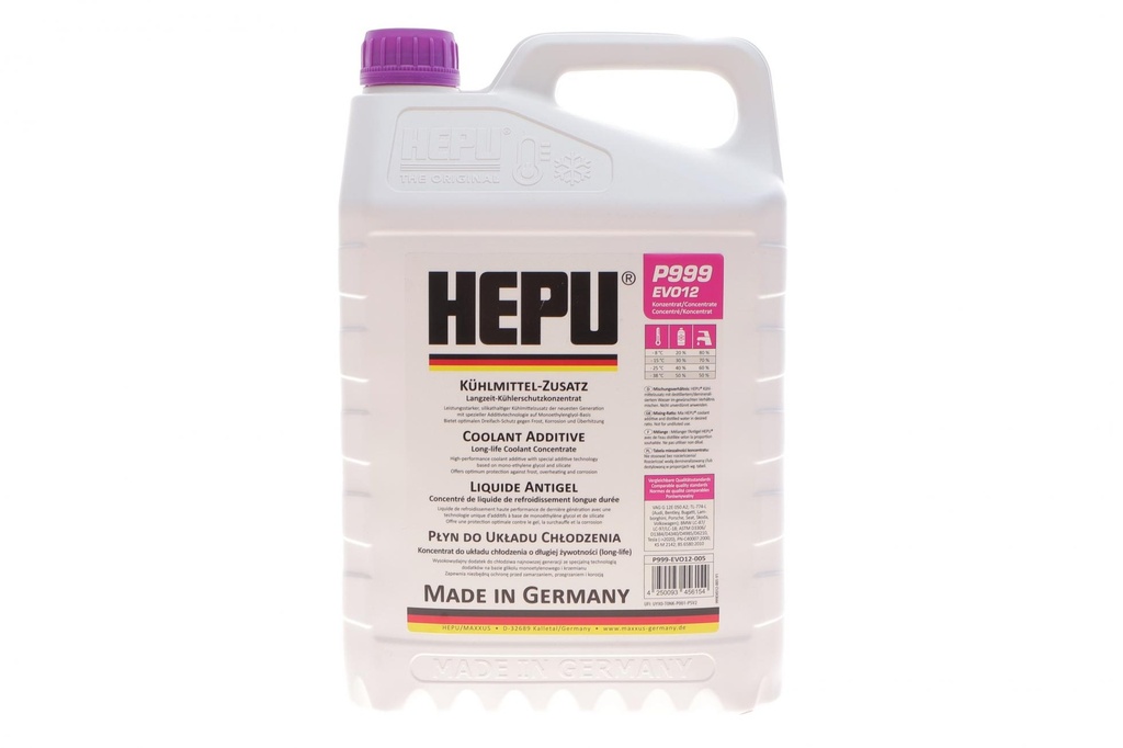 Антифриз (фиолетовый) G12 EVO (5L) (концентрат)
