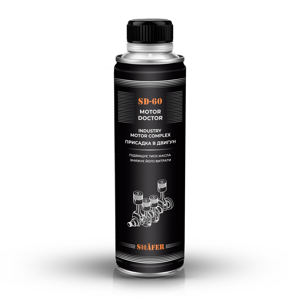 Мотор доктор, присадка для підвищення тиску оливи і зниження її витрати 300 мл, 308 гр., в упаковці 12 шт.