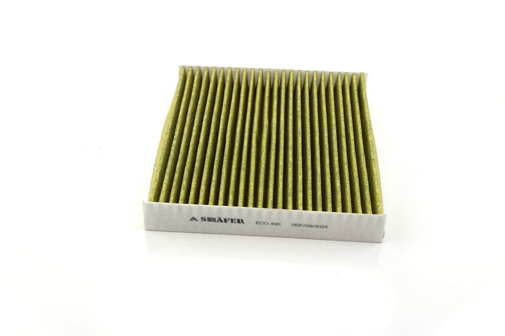 Фільтр салонний Toyota Camry, Auris, 07-, Lexus LX, NX, RX, 06-, LR RR IV, Velar, 14-, протиалергенний, вугільний, салатовий папір