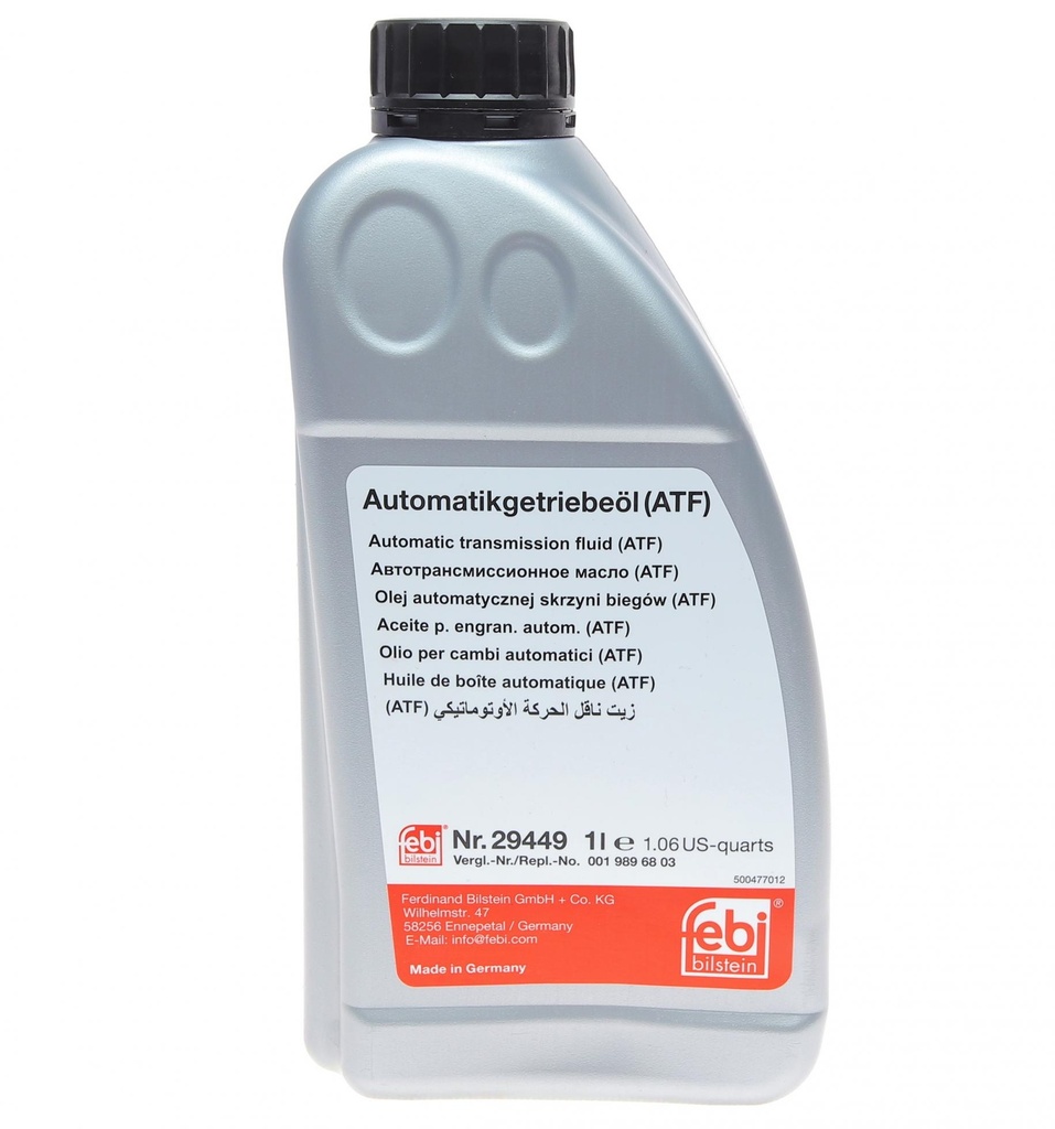 Жидкость ATF (MB 236.14) (1 литр)