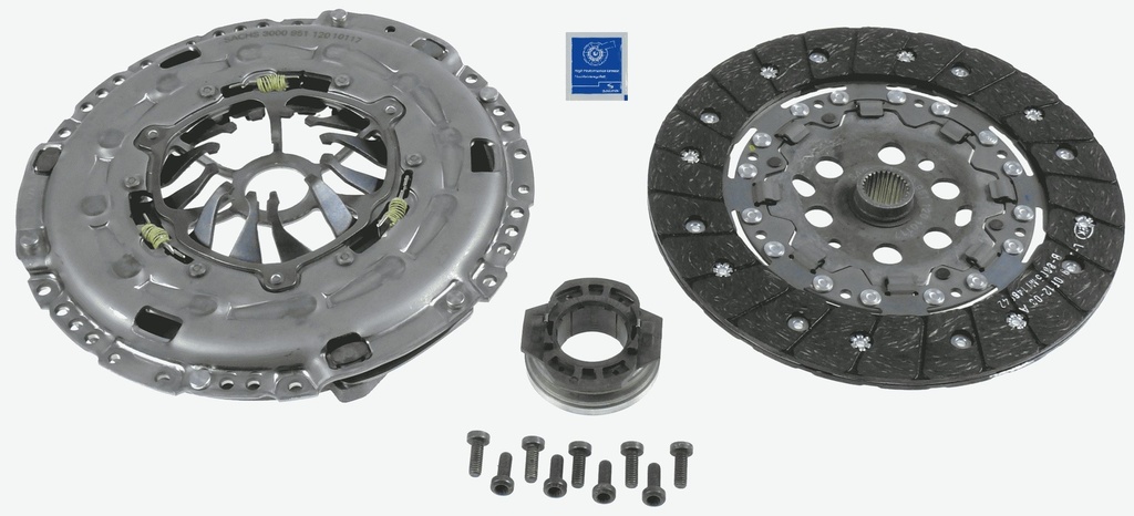 Комплект зчеплення VW Caddy 1.9TDI 04-10 (77kw) BJB, BLS