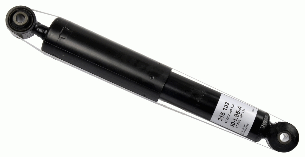 Амортизатор задн Лів/Прав CITROEN NEMO, NEMO/MINIVAN; FIAT FIORINO, FIORINO/MINIVAN, QUBO; PEUGEOT BIPPER, BIPPER TEPEE 1.3D-1.4D 11.07-