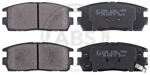 Комплект гальмівних колодок задній CHEVROLET CAPTIVA, CAPTIVA SPORT, EQUINOX; OPEL ANTARA A; PONTIAC TORRENT 2.0D-3.6ALK 04.03-