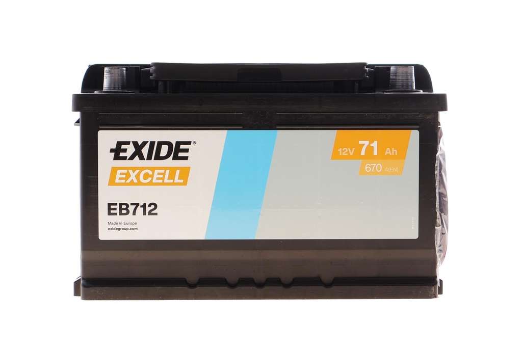 Акумуляторна батарея 71Ah/670A (278x175x175/+R/B13) Excell
