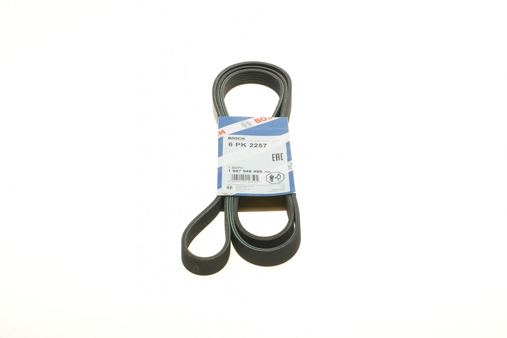 Ремень клиновый 6 PK 2257 MB E-class (W124)/G-class (W463) 89-97 (M103)