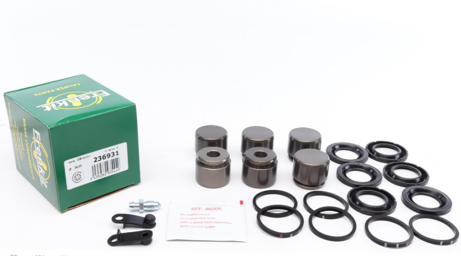 Ремкомплект супорта (переднього) VW Touareg 02-10 (d=36mm) (Brembo) (+6 поршнів)