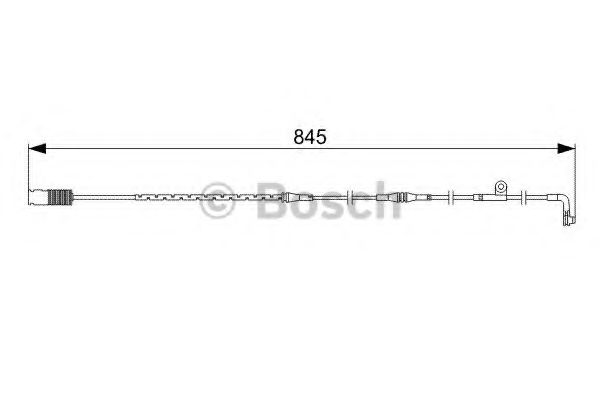 Датчик зносу гальмівних колодок (задніх) BMW 7 (E65/E66/E67) 3.0-6.0i 01-09 (L=845mm)