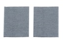 Фільтр салону BMW 5 (F10)/7 (F01) 2.0-6.0 08- (вугільний) (к-кт 2 шт.)