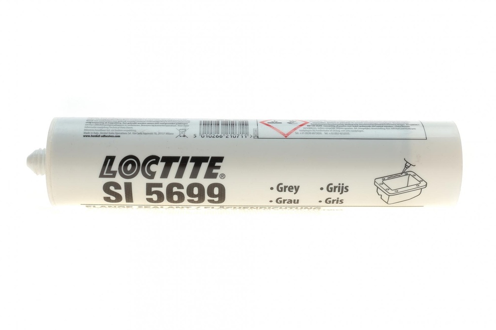 LOCTITE SI 5699 GY CR, 300ML Герметик силиконовый (серый) (маслостойкий)