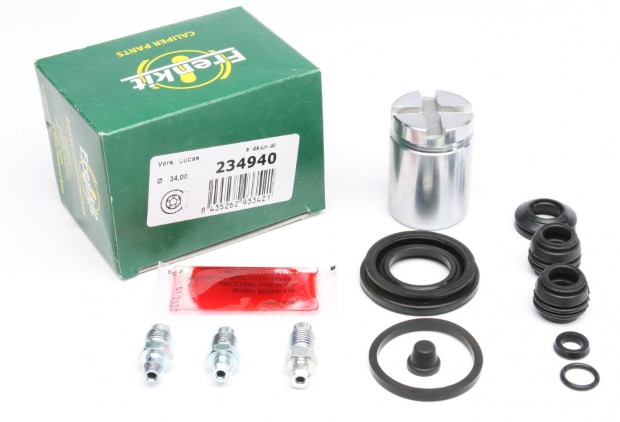 Ремкомплект супорта (заднього) Honda Accord/Civic 90- (d=34mm) (+поршень з механізмом) (Lucas/Nih)