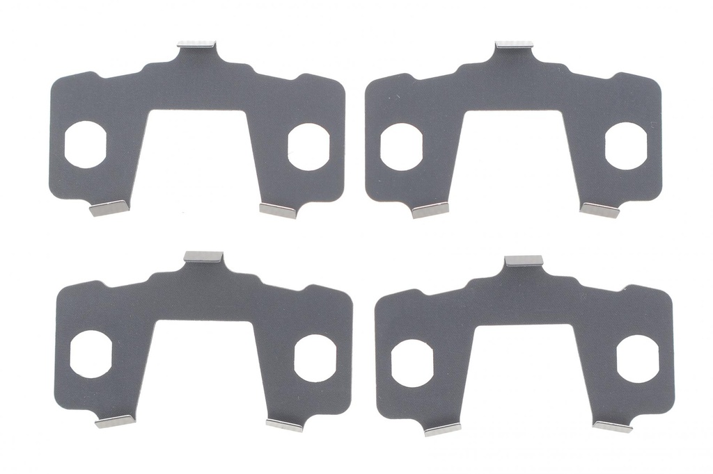 Комплект антискрипных пластин (задних) Citroen C4/Peugeot 4008 12-/Mitsubishi Outlander 06- (Eurorepar/Motaqui)