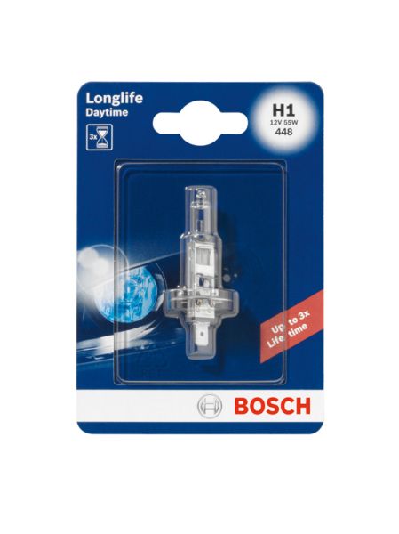 Автолампа H1 12V 55W P14.5s Longlife Daytime (галоген)