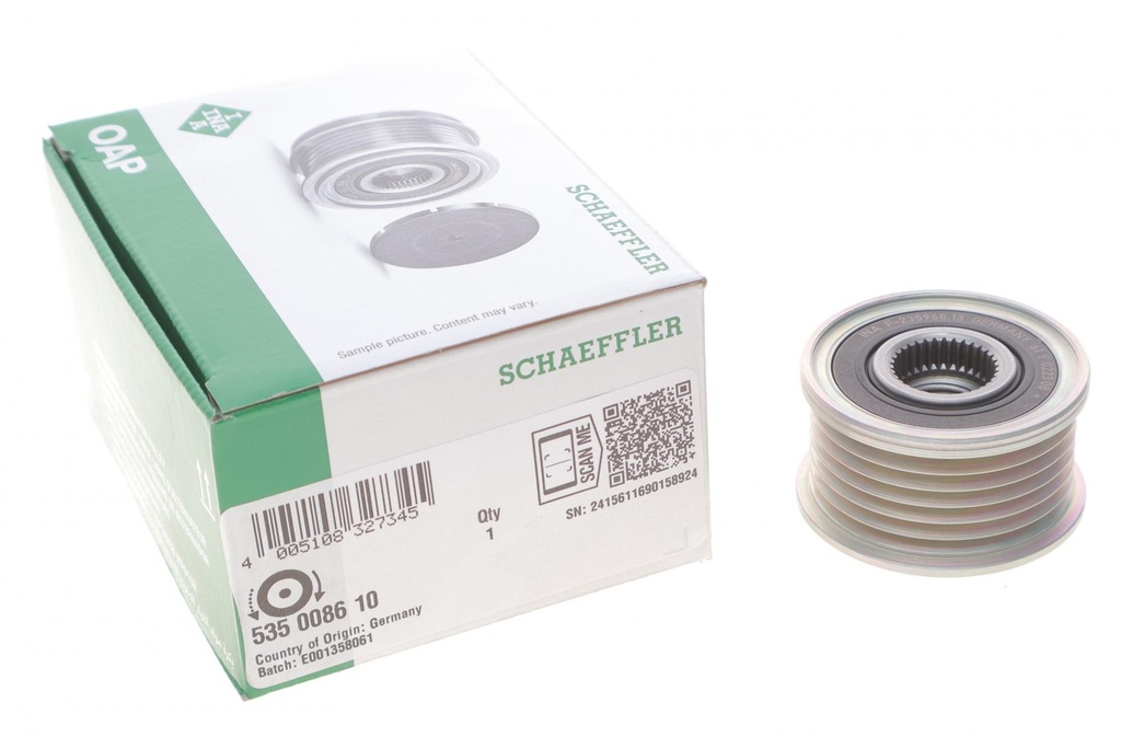 Шків генератора MB C/E/S-class 220CDI-320CDI 01-, 6PK, OM646