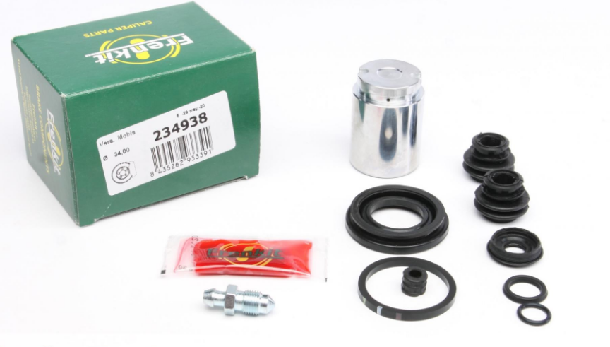 Ремкомплект супорта (заднього) Hyundai i20/KIA Picanto 11- (d=34mm) (+поршень) (Mobis)