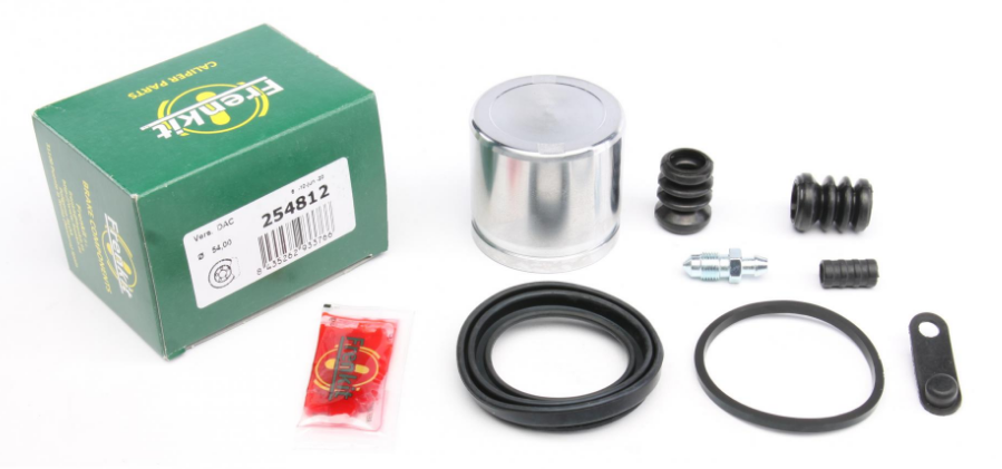 Ремкомплект супорта (переднього) Chevrolet Aveo 11- (d=54mm) (+поршень) (Dac)