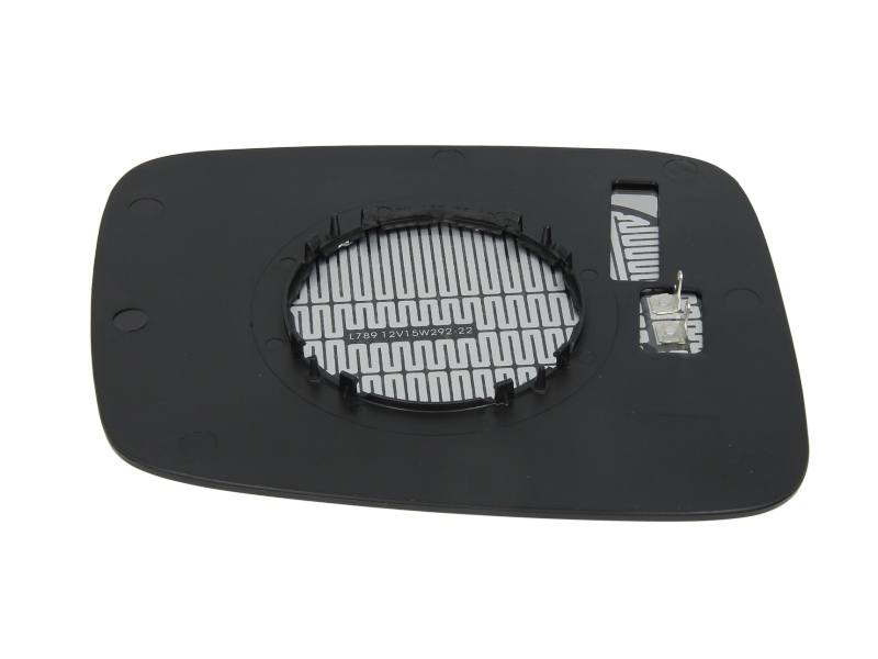 Стекло зеркала правое сферическое с несущей пластиной (подогрев и электропривод)