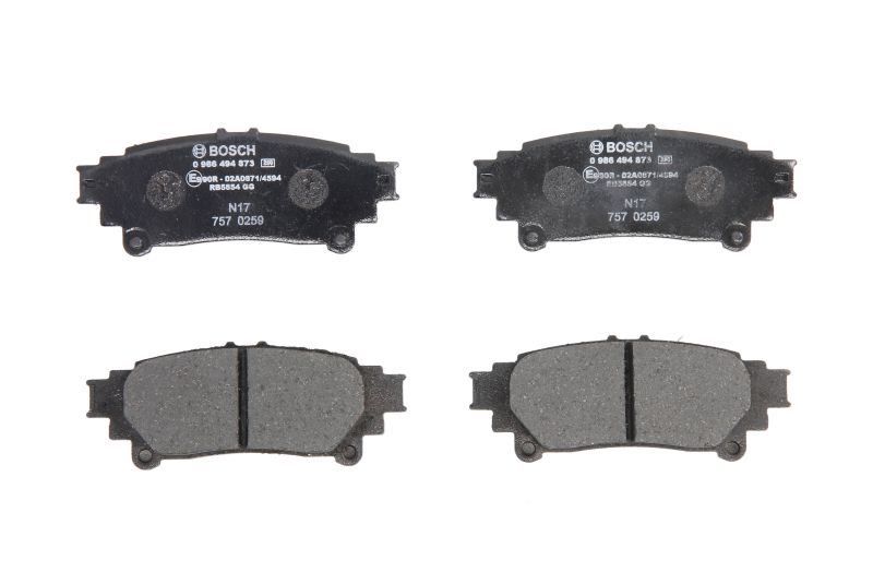 Колодки тормозные (задние) Toyota Prius 11-/Lexus GS 12-/RC 14-