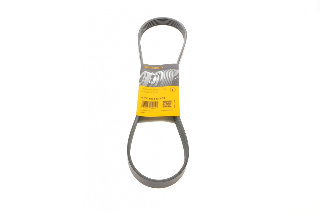 Ремень клиновый 6PK1033ELAST Ford Fiesta VI 1.25-1.6Ti 08-